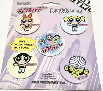 파워퍼프걸스 buttons 캔뱃지