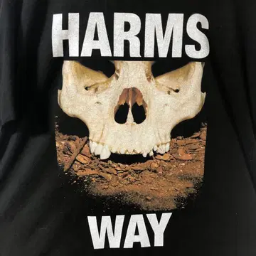 Deathwish Harms Way 라스트 스컬 셔츠 XL