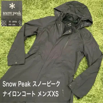 초경량 스노우피크 Snow Peak 후드 부착 나일론 코트 남성용 XS