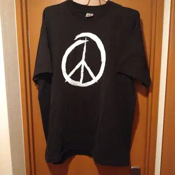레어 90s 피스 마크 T셔츠 XL