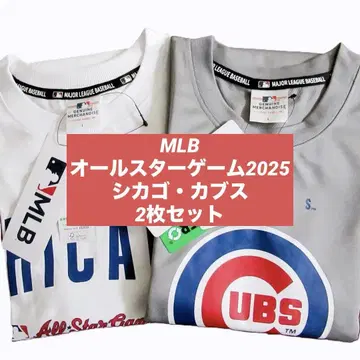 MLB 올스타 게임 2025 컵스 반팔 티셔츠 2장 세트 L 사이즈