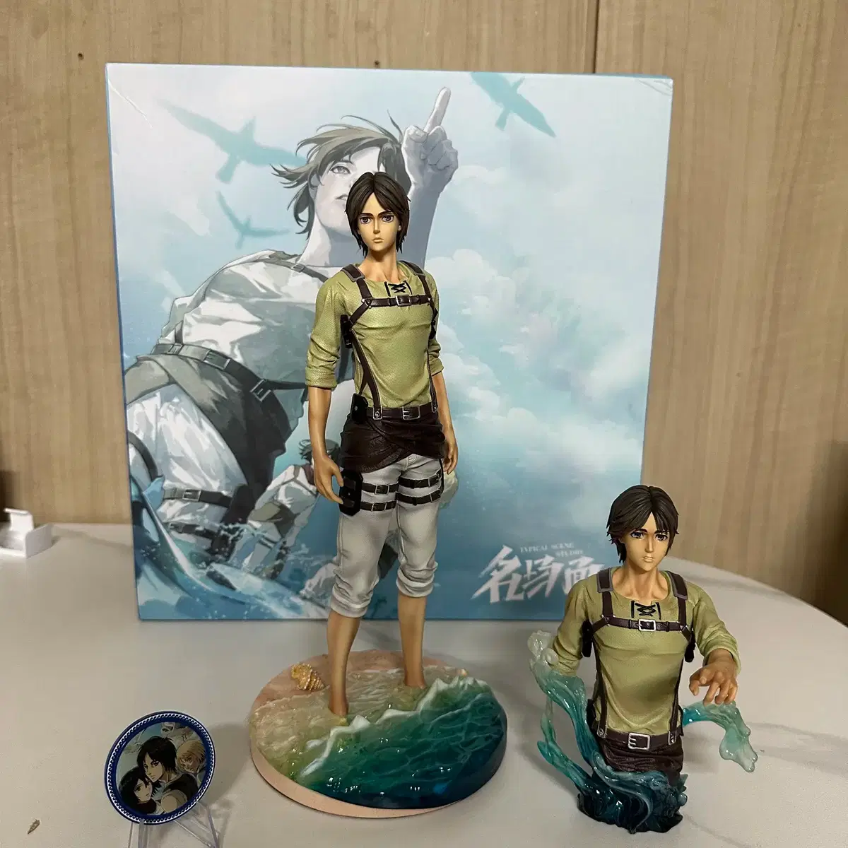 Attack on Titan Typical Scene Sea Eren Resin Figure
