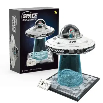 [ 새상품 ] 우주선 UFO 블록 조립 키트
