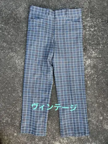 70s~80s 남성용 슬랙스 빈티지 scovill 지퍼 깔끔한