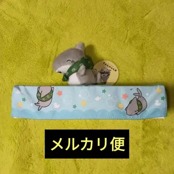 외출 아기상어 마스코트 포함 티슈 케이스 커버 파랑