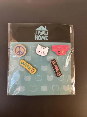 미개봉 새상품 제이준 J-Party HOME 핀 배지 세트