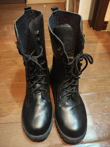 빅 사이즈 레이스업 부츠