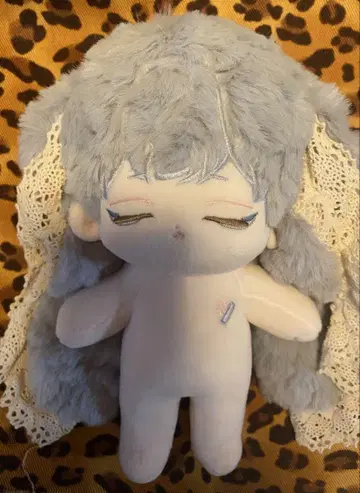 무속성 봉제 인형 20cm 토끼 잠자는 얼굴