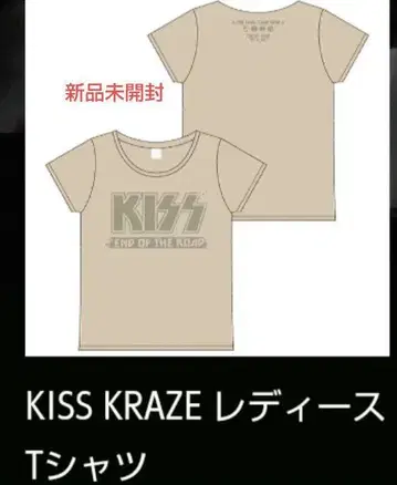 미개봉 새상품 KISS 키스 T셔츠 2022 내한 공연 여성용 티셔츠 L