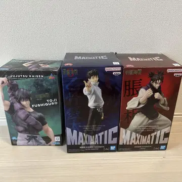주술회전 MAXIMATIC 피규어 3체 세트