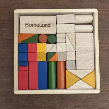 BorneLund 보네르룬트 쌓기 블록 컬러 S
