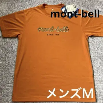 mont-bell 남성용 T셔츠 M 로프 오렌지