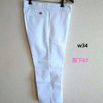 디키즈 Dickies 874 워크 팬츠 W34 화이트