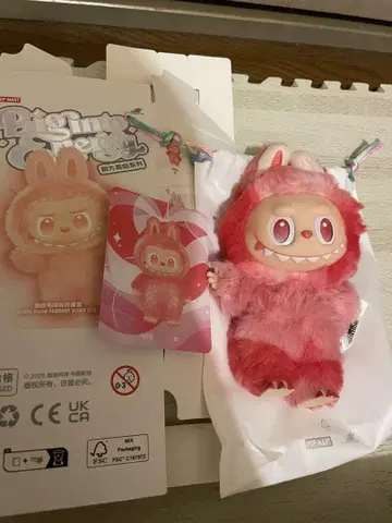 정품 라부부 에너지 LOVE POPMART LABUBU
