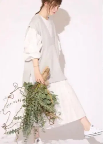 anana 사이드 깊은 V 지퍼 베스트