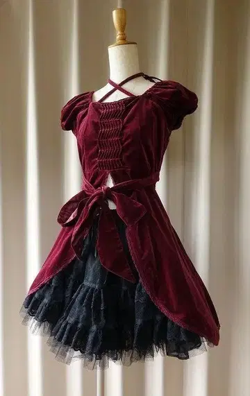 2004년작 일본제 Victorian Maiden 벨벳 JSK
