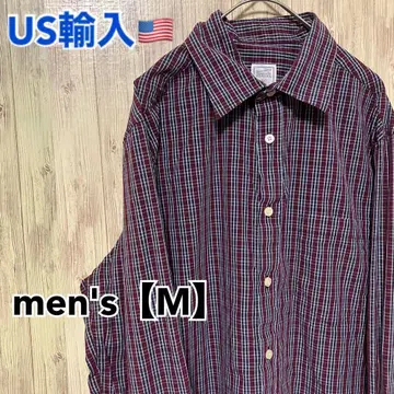 B100 [ US 수입 ] 긴팔 셔츠 셔츠 men's [ M ]