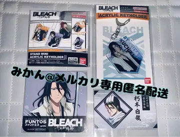 BLEACH 쿠치키 뱌쿠야 아크릴 스탠드 코스터 명함 카드 키링