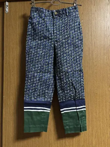 45r45rpm 기하학 패턴 캐주얼 팬츠