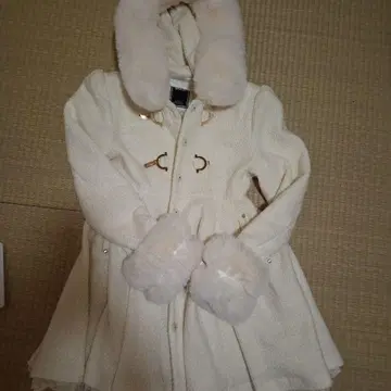 여성용 코트 보들보들 화이트 M