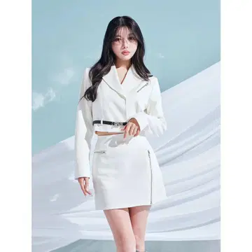 Darich 허리 벨트 숏 자켓 미니 스커트 S