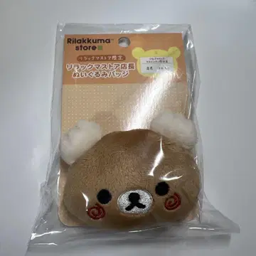 리락쿠마 긴자 하오치~ 점장 인형 배지