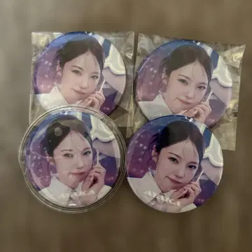 아야카 POPUP 캔뱃지 4개