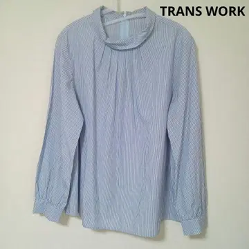 TRANS WORK 긴팔 셔츠 스트라이프