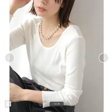 저널 스탠다드 레사쥬 리브 풀오버 코튼