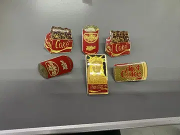코카콜라 핀 배지 6개 세트