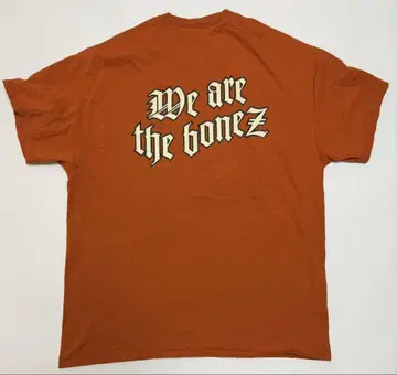 XL 사이즈 TheBONEZ T셔츠 오렌지