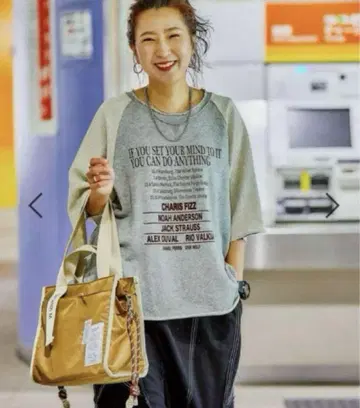 니코앤드 [be with M] 미사요 아메카지 리메이크 셔츠 그레이