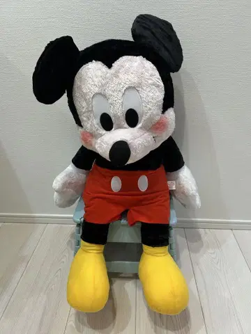 미키 빨간 볼의 BIG 봉제 인형