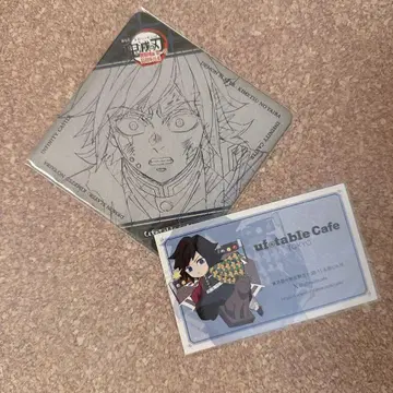 귀멸의 칼날 ufotable 다이닝 코스터 토미오카 기유