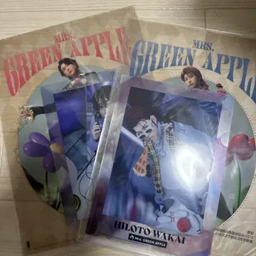 Mrs. GREEN APPLE 클리어 파일 오오모리 & 와카이 세트