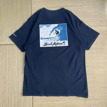 90s 로컬 모션 올드 서프 하와이 T셔츠 L 상당