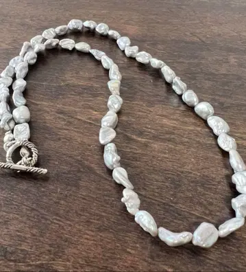23aw cootie Distortion Pearl Necklace