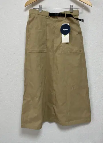 CAMP7 택 포함 새상품 베이지 롱 스커트 M 사이즈 벨트 포함