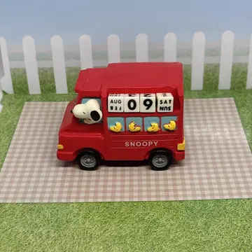 스누피 만년 달력 버스형