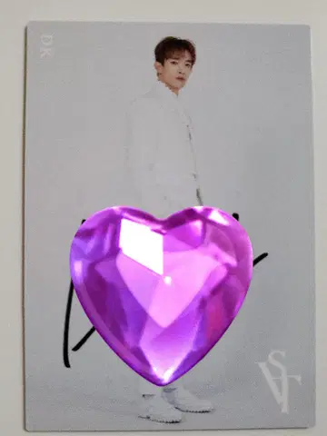 SEVENTEEN 도겸 친필 사인 트레이딩 카드