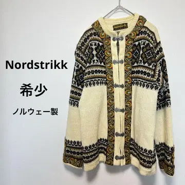 Nordstrikk 노르웨이산 가디건 메탈 버튼