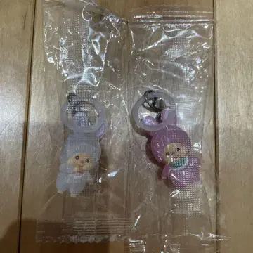 몬치치 메지루시 액세서리 침탄 화이트 핑크 가챠가챠