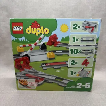 레고(LEGO) 듀플로(DUPLO) 건널목 레일 세트 10882