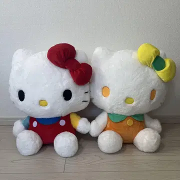 헬로키티 봉제 인형 2개 세트