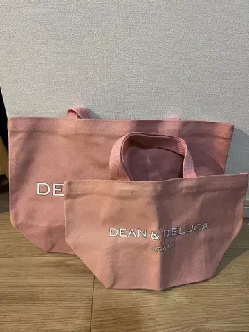 DEAN&DELUCA 하와이 한정판 토트백 S와 L 세트
