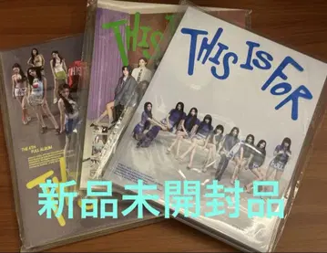[ 미개봉 새상품 ] TWICE THIS IS FOR 3 형태 세트