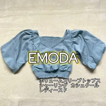 EMODA 볼륨 슬리브 상의 F