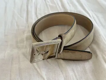 Berluti 스웨이드 벨트 베이지