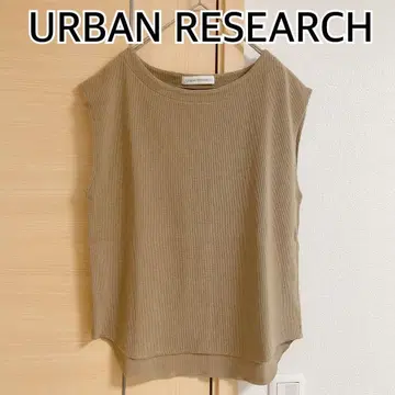 URBAN RESEARCH 어반 리서치 슬리브리스T셔츠 베이지