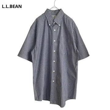 (449) L.L.Bean - 엘엘빈 스트라이프 반팔 셔츠 SM